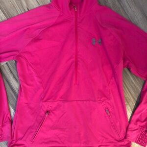 Under Armour Running Jacket Half Zip Size Women’s Medium -Pink